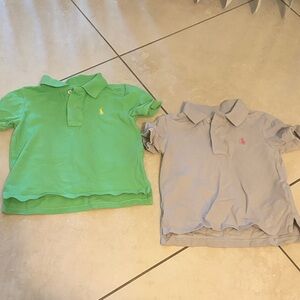 Polo by Ralph Lauren Kids Polos - Green and Gray